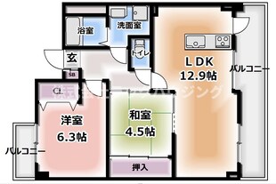 さくら館の物件間取画像